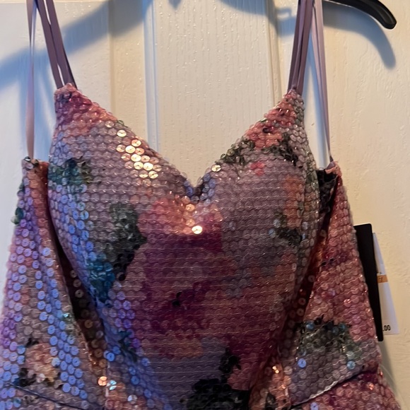 NEW, City Studio Prom Juniors Dress, 7, Purple - Picture 11 of 12